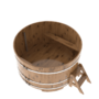 Купель BentWood круглая из дуба (D=1,80 м.), h=1,1 м. Натуральная Премиум для сауны фото - 2 BentWood круглая из дуба (D=1,80 м.), h=1,1 м. Натуральная Премиум купель фото фото - 2