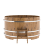Купель BentWood круглая из дуба (D=1,80 м.), h=1,1 м. Натуральная Премиум для сауны фото - 4 BentWood круглая из дуба (D=1,80 м.), h=1,1 м. Натуральная Премиум купель фото фото - 4