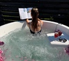 Купель Polar Spa ELITE 180 круглая с интегрированной печью для 2-4 человек (термососна темная) фото  фото - 19